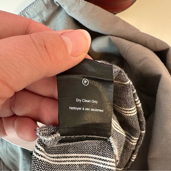 Heartloom Ariana Jumpsuit Size M Gray/White Stripes Linen Cotton Blend NWT - Picture 9 of 10